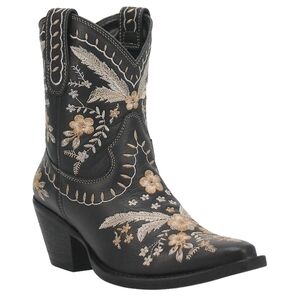 DINGO PRIMROSE LEATHER BOOTIE, SZ 9.5